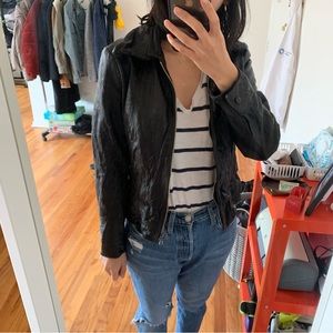 Banana republic 100% real genuine leather jacket